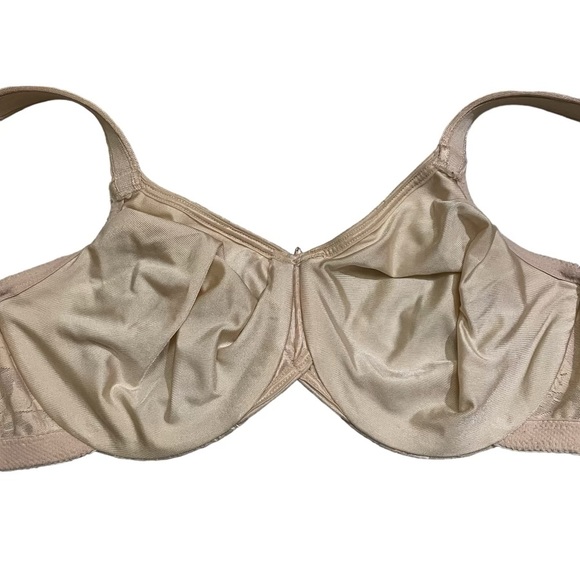Wacoal Breast Cancer Awareness Bra Womens 34DD Beige Floral Lace Underwire 85567 - Picture 7 of 11